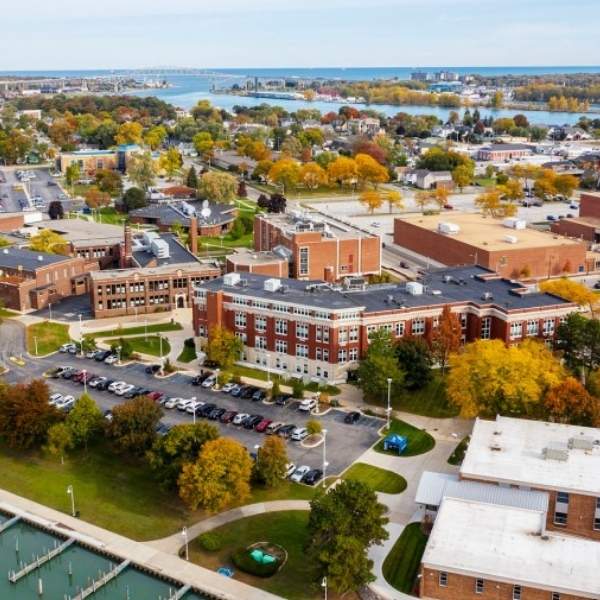 Fall Campus aerial